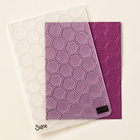 Honeycomb Textured Impressions Embossing Folder