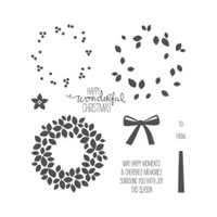 Wondrous Wreath Photopolymer Stamp Set