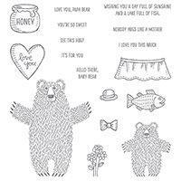 Bear Hugs Clear-Mount Stamp Set