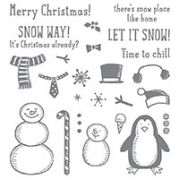 Snow Place Photopolymer Stamp Set