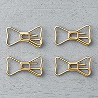 Bow Paper Clips Embellishments