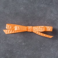 Peekaboo Peach 3/8" (1 Cm) Ruched Ribbon