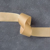 Delightful Dijon 5/8" (1.6 Cm) Mini Striped Ribbon
