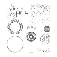 Merriest Wishes Clear-Mount Stamp Set