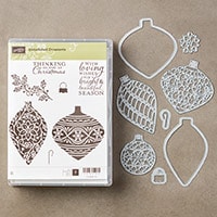 Embellished Ornaments And Delicate Ornament Bundle (Clear)